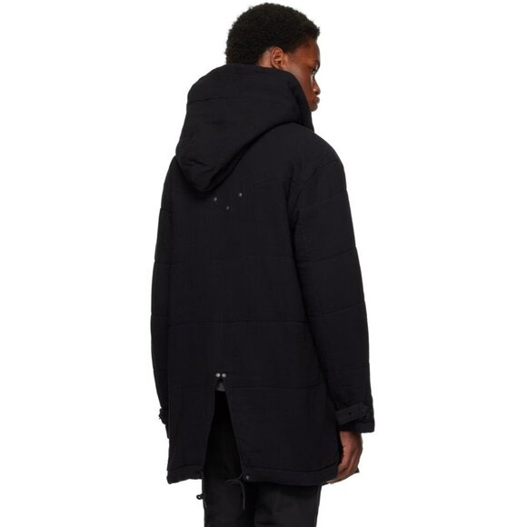 YOUTHS IN BALACLAVA Black Hooded Coat Size XS - Picture 2 of 4